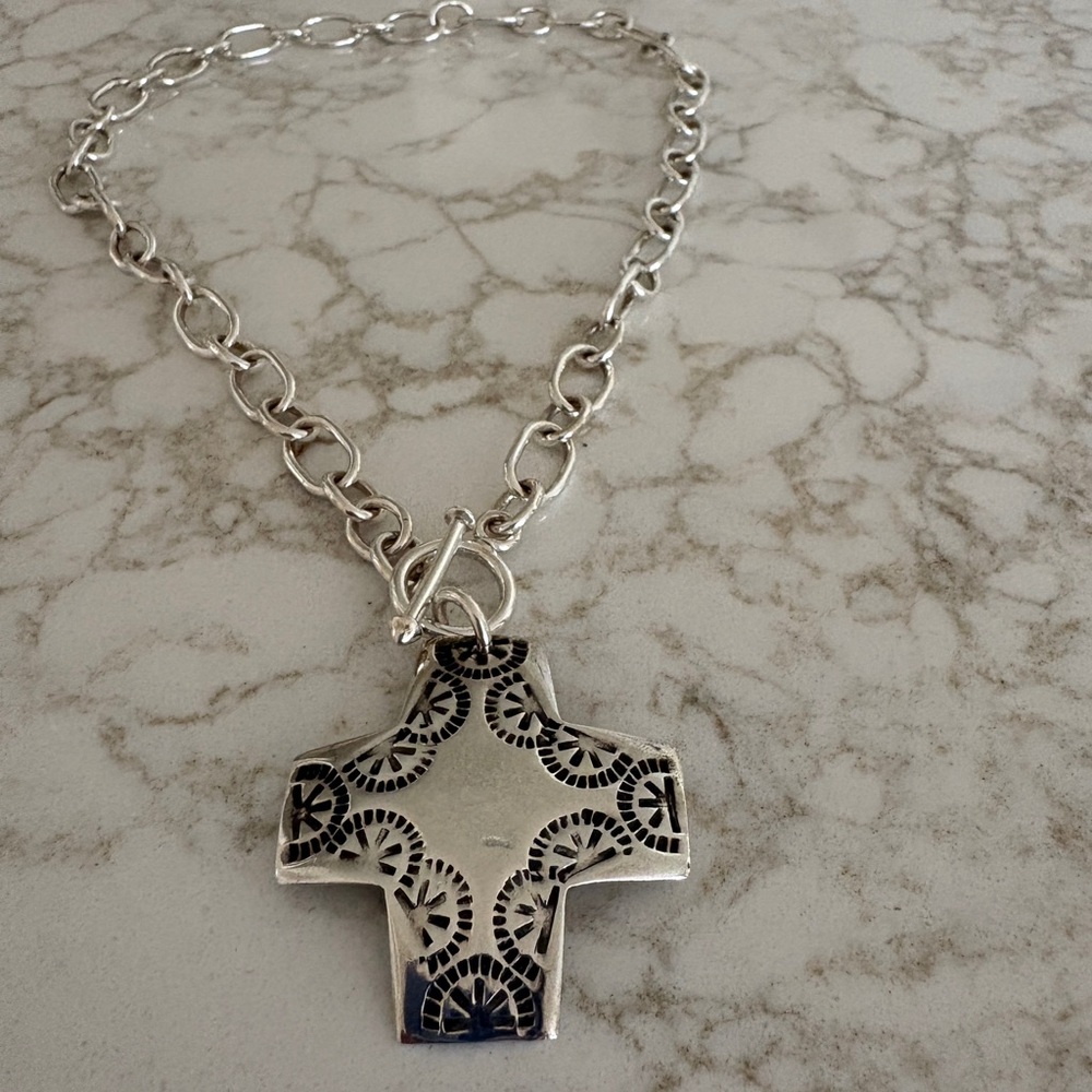 Silpada Sterling Cross Necklace